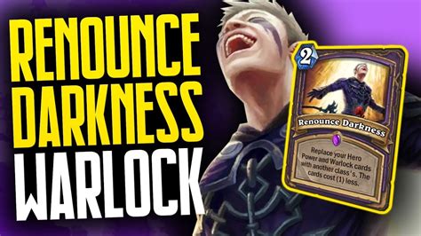 Renounce Warlock Finally Viable Saviors Of Uldum Hearthstone