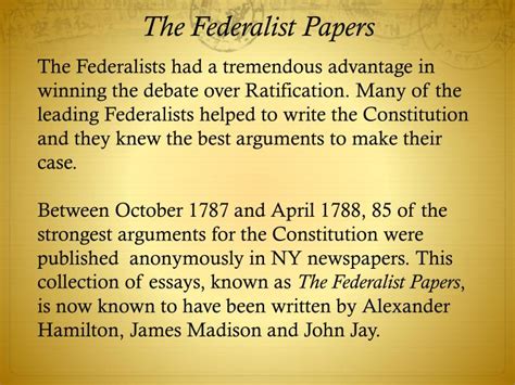 Who Wrote The The Federalist Papers