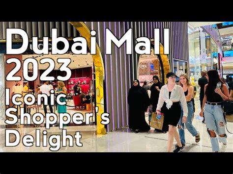 Dubai Mall Walking Tour 4k Exploring Dubais Iconic