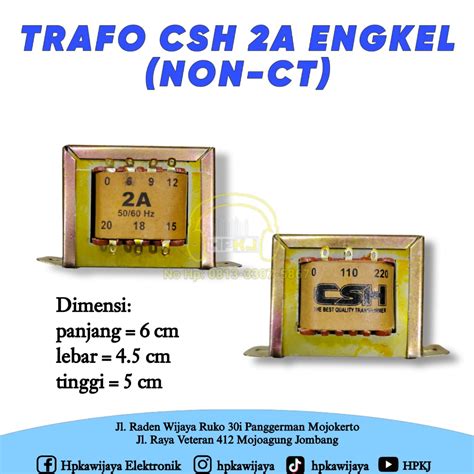 Jual Travo A V Csh Trafo Amper Volt Engkel Non Ct Shopee