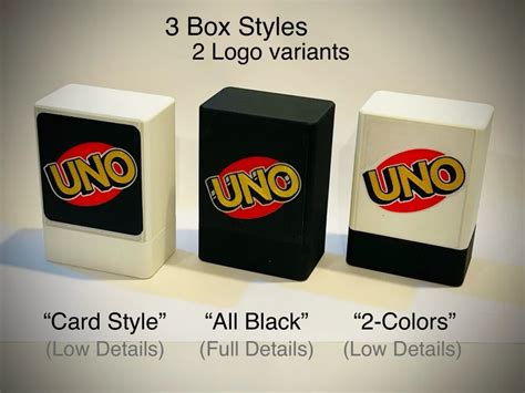 Uno Card Box By Cleeb1983 Makerworld