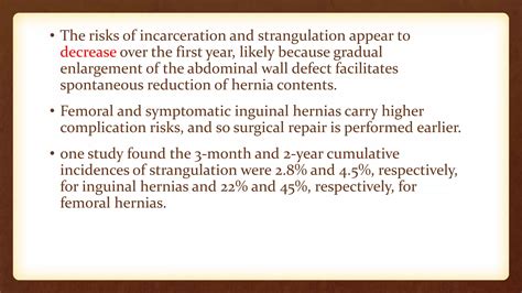 Inguinal Hernia Treatment And Pathophisiology Presentation Ppt