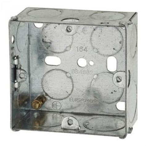 Appleby 1 Gang 35mm Flush Metal Knockout Box Express Electrical