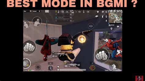 spider man mode  bgmi test youtube