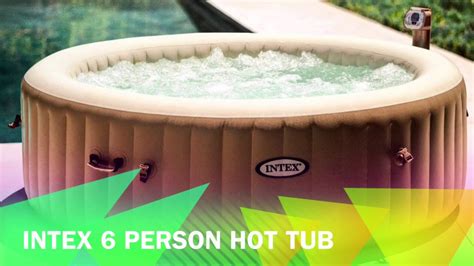 Intex Person Inflatable Hot Tub Review Youtube