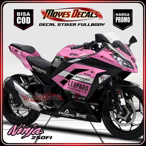 Jual Decal Ninja 250 Fi Full Body Stiker Ninja 250 Fi Full Body