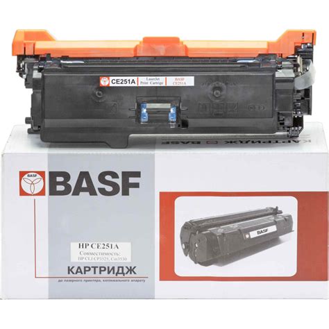 Картридж для HP Color LaserJet CM3530 BASF 504A Cyan BASF-KT-CE251A ...