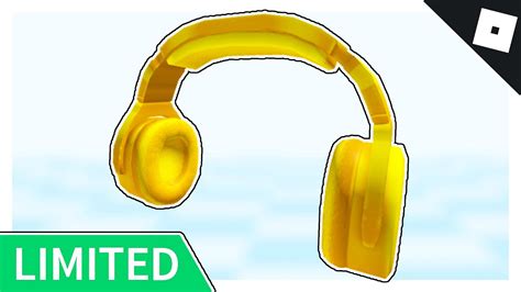 Hour Only These Robux Gold Headphones Will Go Limited Roblox