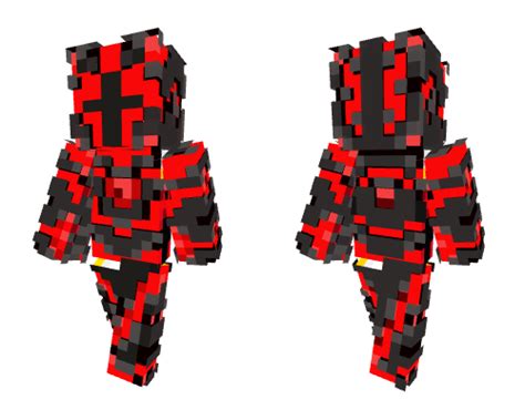 red knight  minecraft skin mcskincraft