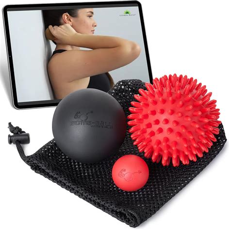 Ball Spiky Massage Ball Set Faszien Lacrosse Bälle für