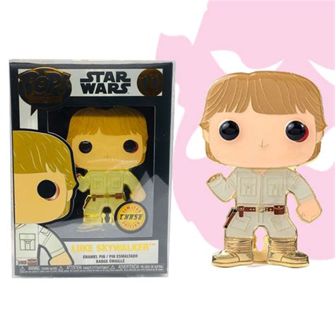 Funko Pop Star Wars Luke Skywalker Enamel Large Pin