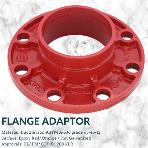 grooved flange adaptor adopter groove  flange commercial