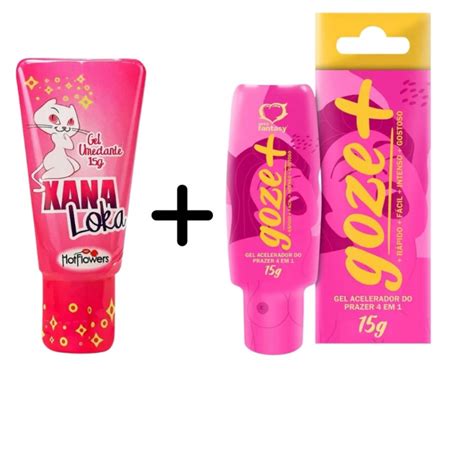 Kit Feminino Gel Excitante Xana Loka 15g Goze Mulher 15g Hot Flowers Sex Shop Shopee Brasil