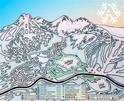 Maps & Stats - Anthony Lakes Mountain Resort