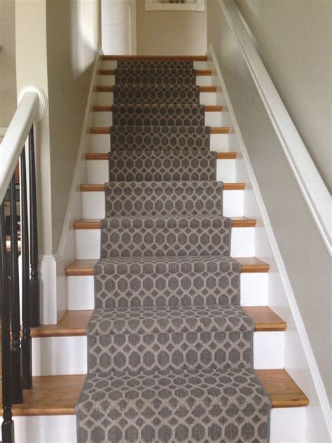 My Tuftex Geometric Modern Stair Runner Hoping No More Spills Down The