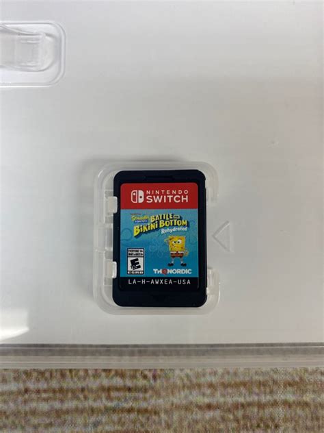 SPONGEBOB BATTLE FOR BIKINI BOTTOM REHYDRATED Nintendo Switch Good Buya