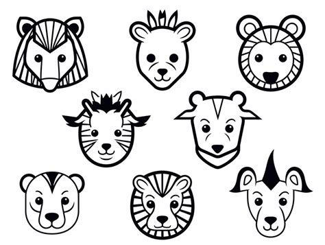 Exciting African Animals Coloring Coloring Page