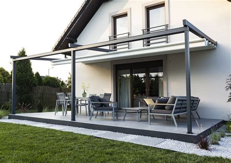 Навесы над террасой примыкающей к дому (77 фото) - фото - картинки и ...