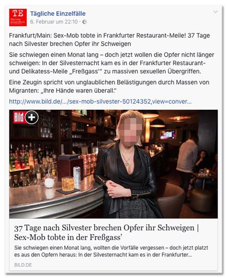 Bild F Ttert Rechte Hetzer Mit Sex Mob Ger Cht Bildblog