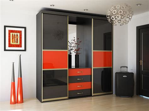 Шкаф-купе в гостиную с подсветкой