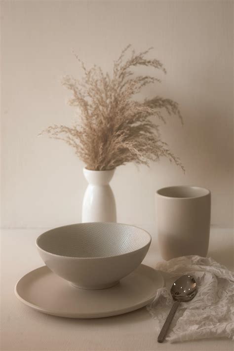 Ceramic Tablewares on the Table · Free Stock Photo