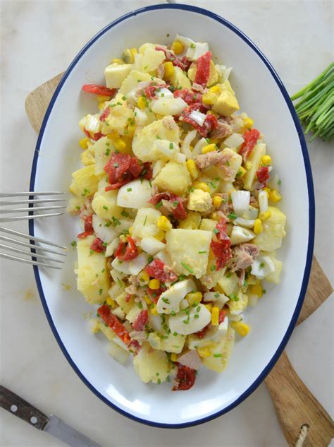 Receta Ensalada de patata y atún Fácil y rica Mis Recetas