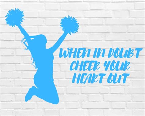 cheerleader svg cheerleader cut file cheerleader quotes cut files