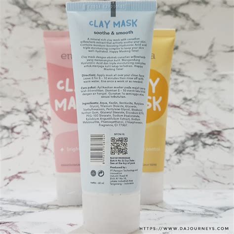 Review Emina Clay Mask Series The Journey Beauty And Lifestyles