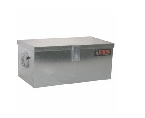 Rhino 770 X 318 X 265mm Galvanised Tool Box Safe Box Lockable Made In