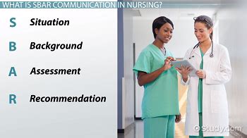 sbar  nursing communication meaning format examples lesson