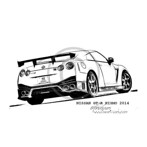 Nismo Nissan Gt R Coloring Pages