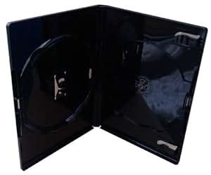 amaray  disc dvd case black  pack amazoncouk computers accessories