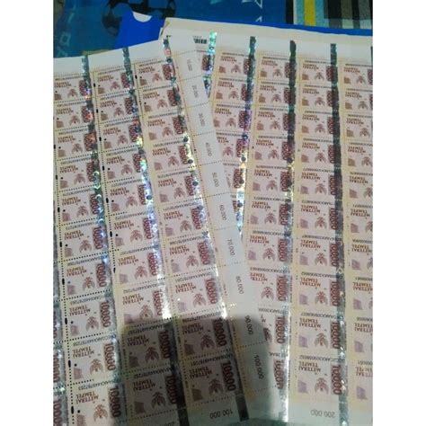 Jual Materai 10000 Original Asli Pos 1 Pcs Shopee Indonesia