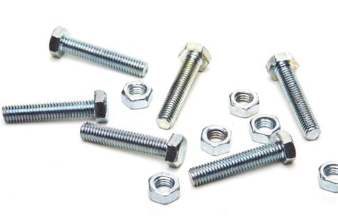 fastener types table bolts nuts screws   artizono
