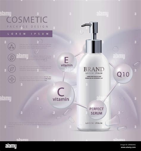 Skin Product Poster Stock Vector Images Alamy