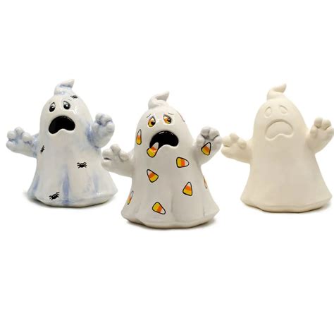 Ghost Figurine Crafty Monkey