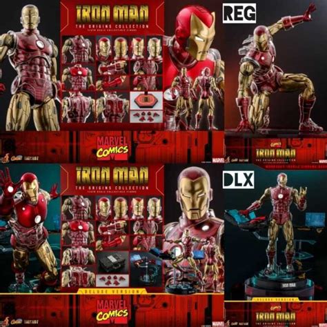 Promo Hot Toys Cms D Iron Man Marvel Comics The Origins Deluxe Diskon Di Seller Qairina