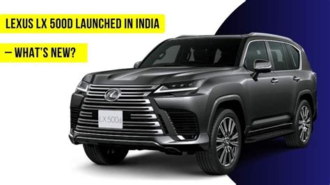 lexus lx  launched  india price features performance details