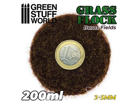 Green Stuff 506494 Herbe Statique 2 3mm CHAMPS BRÛLÉS 200ml Oupsmodel