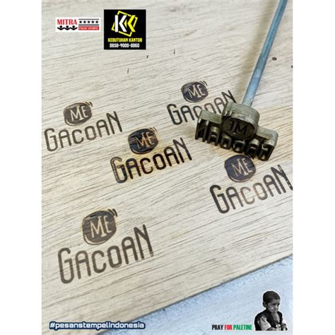 Jual Jual Stempel Bakar Emboss Hot Stamp Kayu Triplek Hot Stamp Manual Custom Kota Surabaya