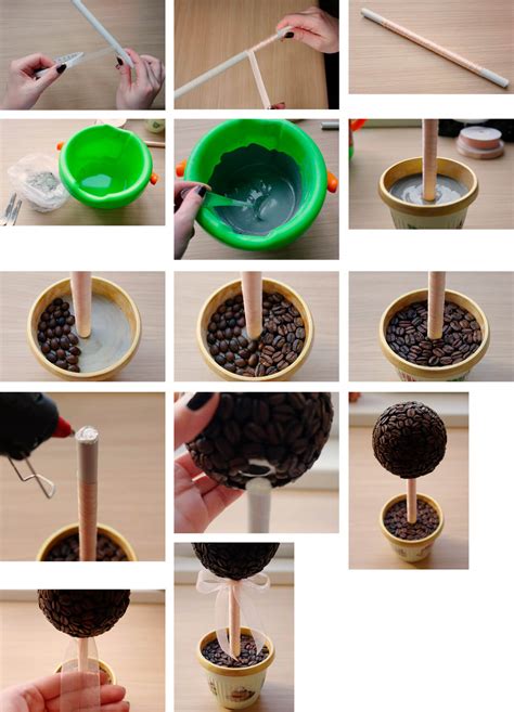 Как сделать стильное кофейное дерево