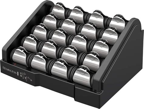 Remington H Pearl Ceramic Heated Clip Hair Rollers Hot Electric Curlers London Edtion