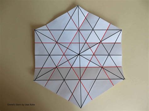 Emnet S Stern Das Diagramm Geometrische Origami Origami