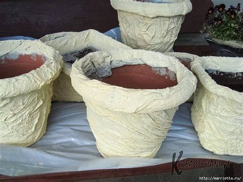 Фотография | Concrete decoration diy, Cement flower pots, Large garden ...