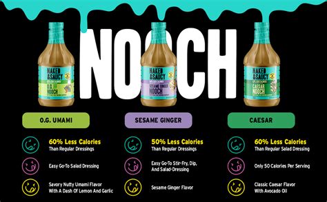 Amazon Naked Saucy Nooch Low Calorie Original Dressing Gluten Free Soy Free Vegan