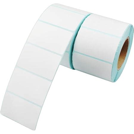 Rouleaux de 1200 étiquettes autocollantes blanches Pour imprimantes