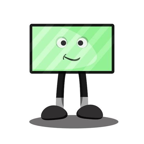 premium vector pc cartoon flat icon