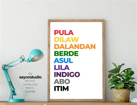 Tagalog Ng Mga Kulay