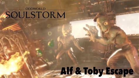 Oddworld Soulstorm Alf And Toby Escape Scene Youtube