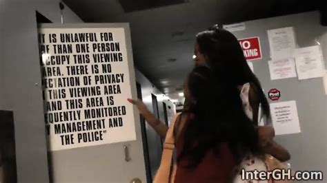 Two Hot Ebony Chicks Have Fun With Glory Hole